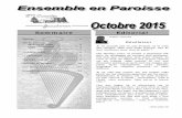 Sommaire Editorial - paroisses de Jette