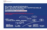 PLAN NATIONAL DE CONTRÔLES OFFICIELS PLURIANNUEL