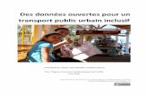 Des données ouvertes pour un transport public urbain inclusif