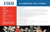 A PROPOS DE L’ESEO - Grande Ecole d'Ingénieurs ...