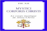 de Jésus-Christ Le corps mystique MYSTICI CORPORIS CHRISTI