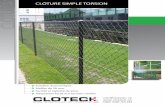 CLÔTURE SIMPLE TORSION - clotech.ch