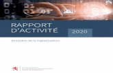 RAPPORT D’ACTIVITÉ 2020 - gouvernement