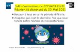 SAF-Commission de COSMOLOGIE Réunion (à distance) du 20 ...