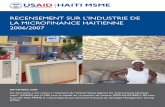RECENSEMENT SUR L’INDUSTRIE DE LA MICROFINANCE HAITIENNE ...