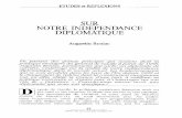 NOTRE INDEPENDANCE - Revue des Deux Mondes