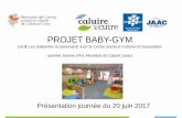 Présentation projet baby-gym