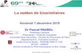 Vendredi 7 décembre 2018 Dr Pascal PAUBEL