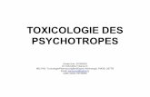 TOXICOLOGIE DES PSYCHOTROPES - FMOS