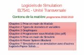 Logiciels de Simulation ELT541 - Unité Transversale