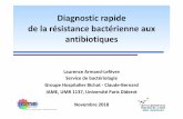 Diagnostic rapide de la résistance bactérienne aux ...