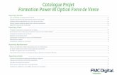 Catalogue Projet Formation Power BI Option Force de Vente