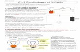 Ch.3. Conducteurs et isolants Ch.3 Conducteurs et isolants