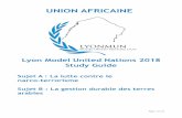 Lyon Model United Nations 2018 Study Guide