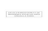 LIEUX D’EXPOSITION ET DE RESIDENCE POUR LES ARTS VISUELS …