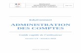 ADMINISTRATION DES COMPTES - Académie de Dijon