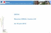 ORTHI Réunion DREAL Centre LHI du 18 juin 2012