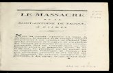 Le massacre de la Saint-Antoine de Padoue. a Nismes.