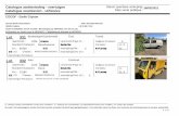 Catalogue véhicules/Catalogus voertuigen