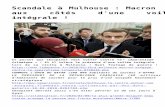 Scandale à Mulhouse : Macron aux côtés d'une voilée ...