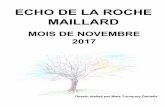ECHO DE LA ROCHE MAILLARD