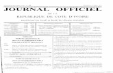 JOURNAL OFFICIEL - Direction Générale de l'Economie | DGE