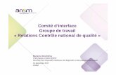 Comité d’interface Groupe de travail « Relations Contrôle ...