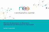 Réunion de lancement du Répertoire ... - Normand'e-santé