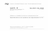 UIT-T Rec. Q.251-Q.300 (11/1988) Spécifications du système ...