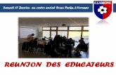 REUNION DES EDUCATEURS