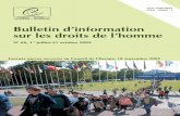 Bulletin d information sur les droits de l homme