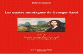 Les quatre montagnes de Georges Sand - Editions Paulsen