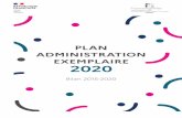 PLAN ADMINISTRATION EXEMPLAIRE 2020