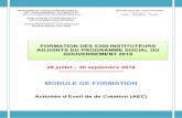 FORMATION DES 5300 INSTITUTEURS ADJOINTS DU …