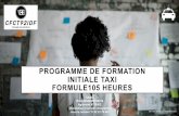 PROGRAMME DE FORMATION INITIALE TAXI FORMULE105 …