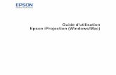 Guide d'utilisation Epson iProjection (Windows/Mac)