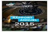 RAPPORT ANNUEL 2015 - GRIP
