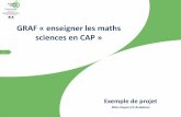 GRAF « enseigner les maths sciences en CAP