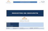 REGISTRE DE SECURITE - Prevenline
