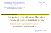 Ministère de l’Agriculture, des Ressources Burkina Faso ...