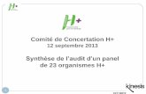 Comité de Concertation H+