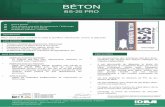 BÉTON FICHE PRODUIT - idmmorteros.com