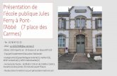 Présentation de lécole publique Jules Ferry à Pont- lAbbé ...