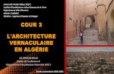 COUR 3 L'ARCHITECTURE VERNACULAIRE EN ALGÉRIE