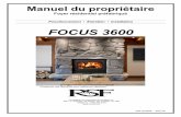 Fonctionnement • Entretien • Installation FOCUS 3600