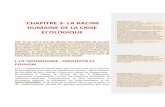 CHAPITRE 3- LA RACINE HUMAINE DE LA CRISE ECOLOGIQUE