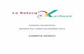 COMPTE RENDU - Le Relecq-Kerhuon