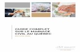 Guide complet sur le mariage civil au Québec (édition 2020)