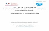 CENTRE DE FORMATION DES ASSISTANTS DE REGULATION …