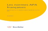 Les normes APA françaises - Scribbr